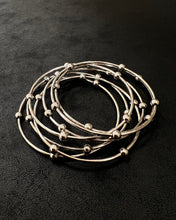 Load image into Gallery viewer, Macarena Bangles Silver

