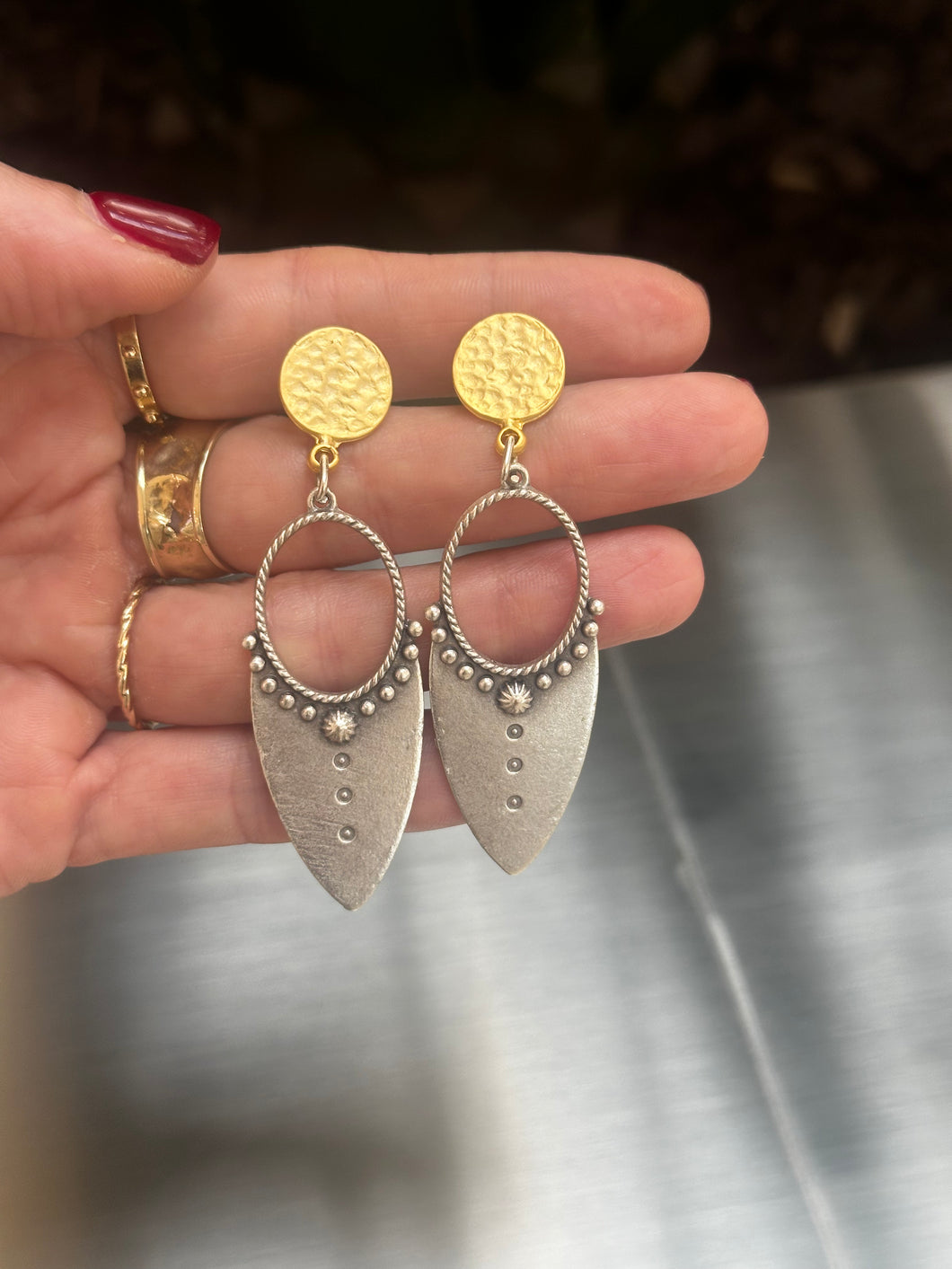 India Statement Earrings