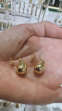 Load and play video in Gallery viewer, 18K Gold Plated Drops Studs
