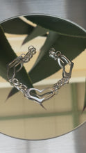 Load and play video in Gallery viewer, Strong Heart Steel Bracelet
